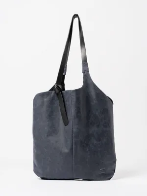 Calfskin and Cotton Shopper