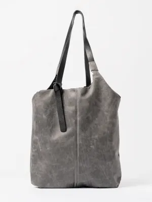 Calfskin and Cotton Shopper