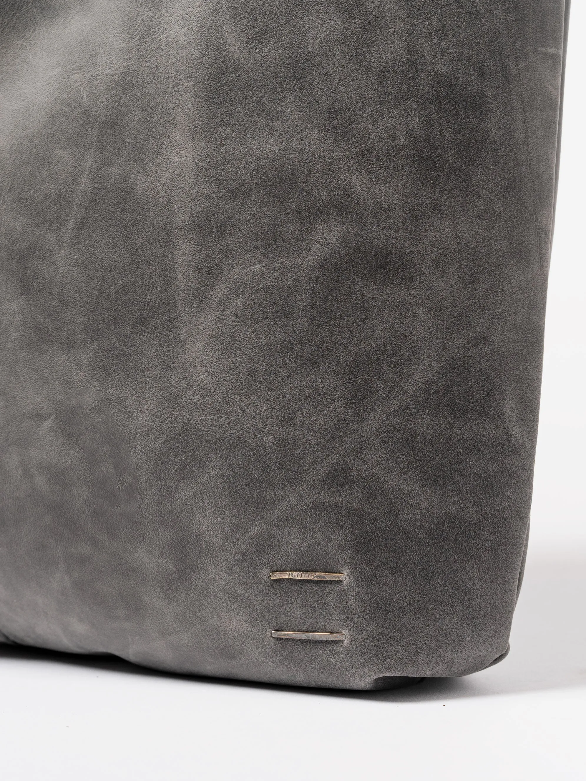 Calfskin and Cotton Shopper