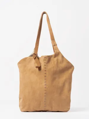Calfskin and Cotton Shopper