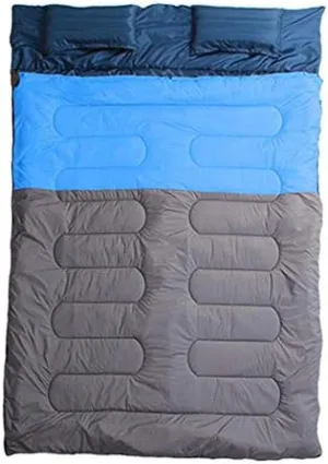 Camping Sleeping Bag Camping Double Sleeping Bag Converted to 2 Single Large Suitable for Camping Trip Outdoor Lovers Choose 4 Seasons Adults Sleeping Bags