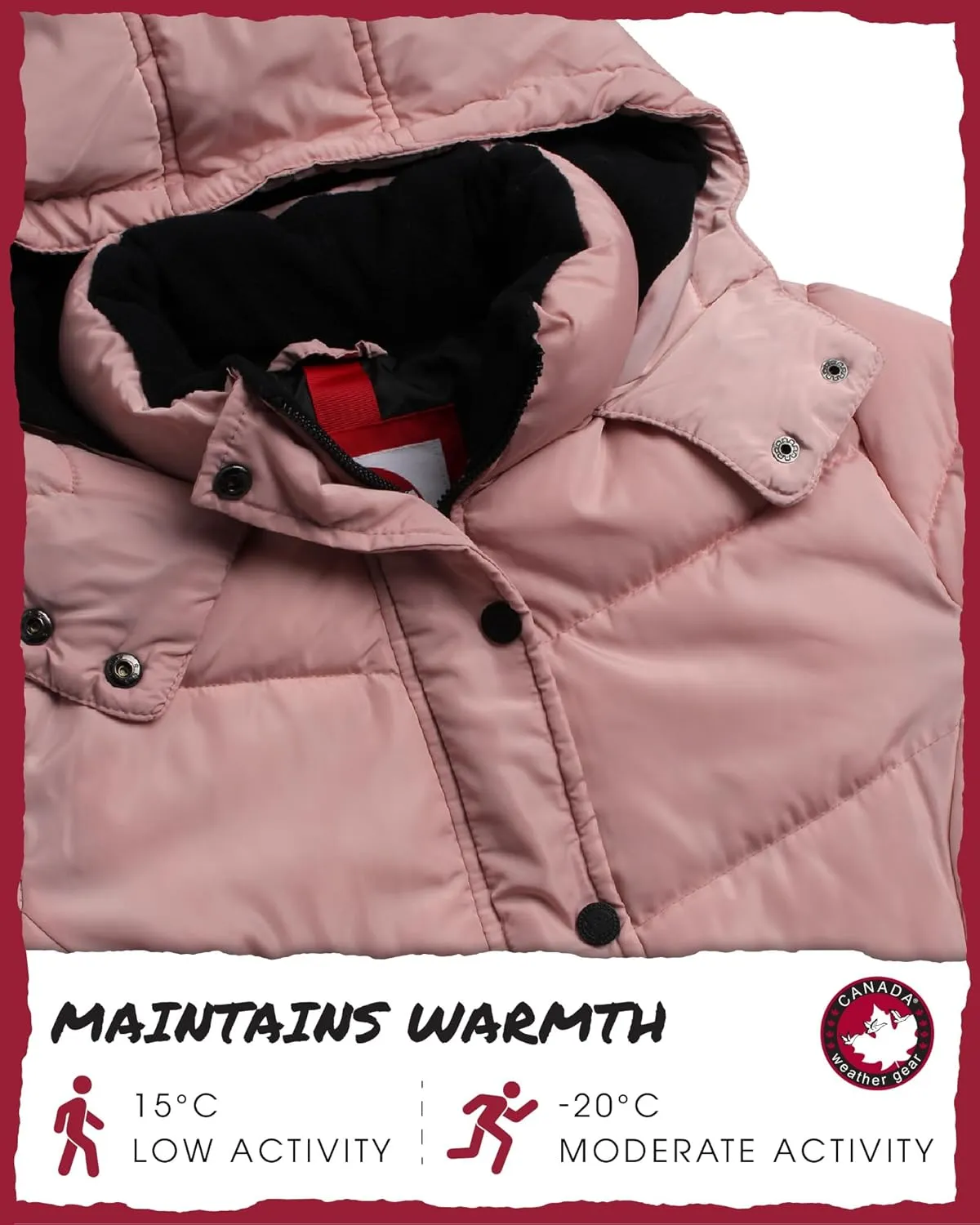 CANADA WEATHER GEAR Women's Winter Coat - Quilted Heavyweight Puffer Parka Coat – Plus Sized Jacket for Women (S-3X)