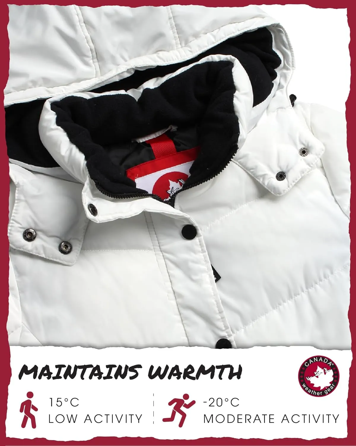 CANADA WEATHER GEAR Women's Winter Coat - Quilted Heavyweight Puffer Parka Coat – Plus Sized Jacket for Women (S-3X)