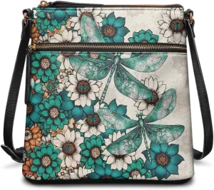 Casual Crossbody Bags for Women Leather Shoulder Bag Hobo Purses for Women Christmas Handbags