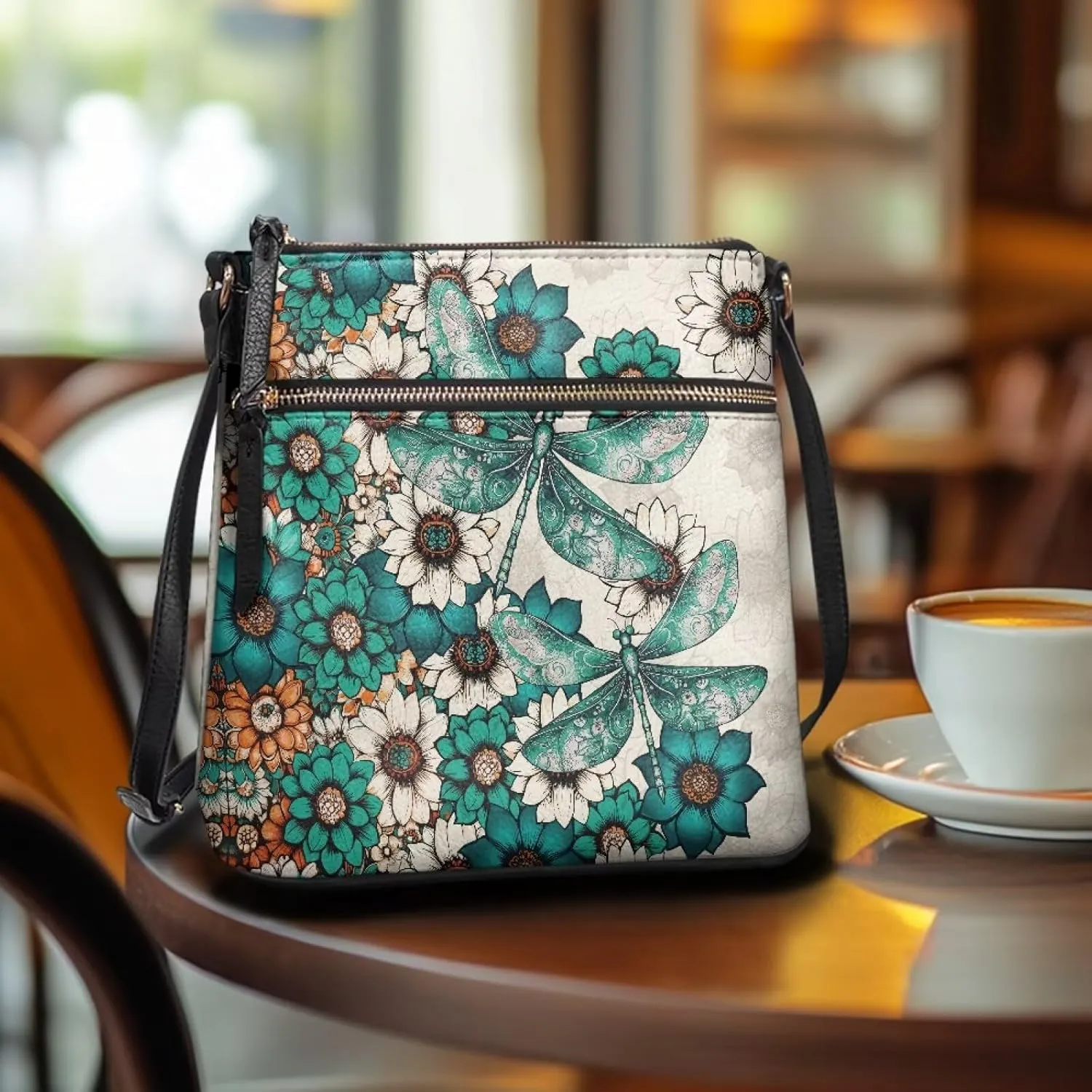 Casual Crossbody Bags for Women Leather Shoulder Bag Hobo Purses for Women Christmas Handbags