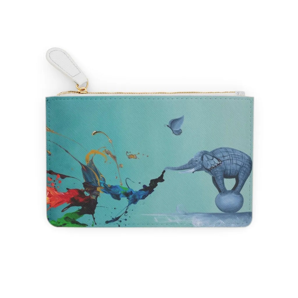 Changing Winds Small Kre8 Saffiano Clutch Bag