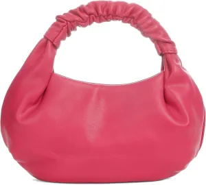 Chic Top Handle Bag for Women Small Ruched Hobo Handbag Soft Faux Leather Tote Bags Purse