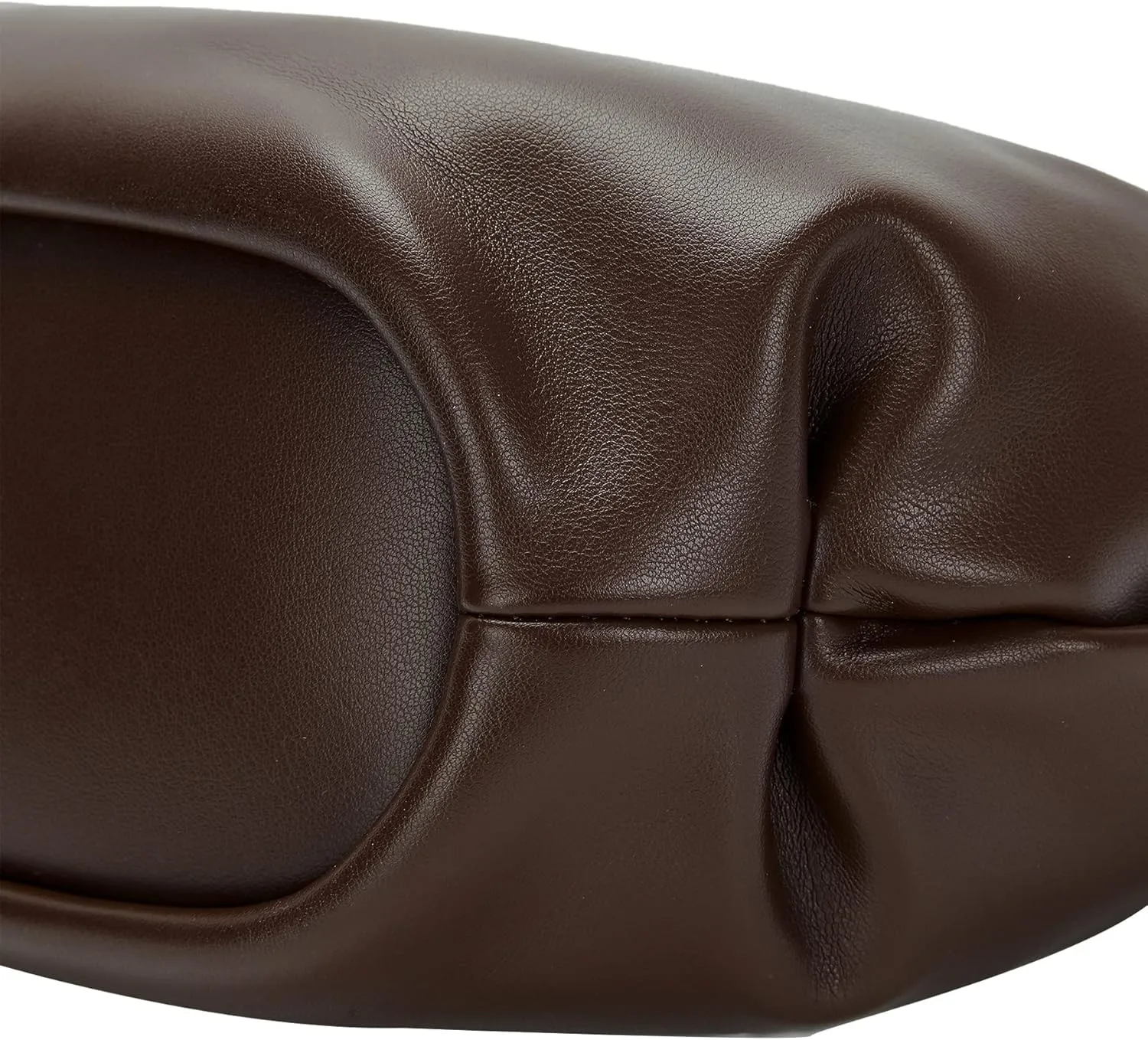 Chic Top Handle Bag for Women Small Ruched Hobo Handbag Soft Faux Leather Tote Bags Purse