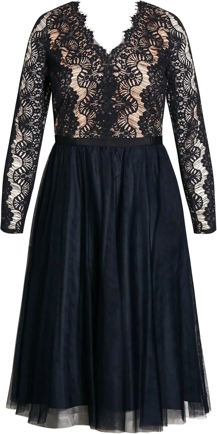 City Chic Women's Dress-Rare Beauty