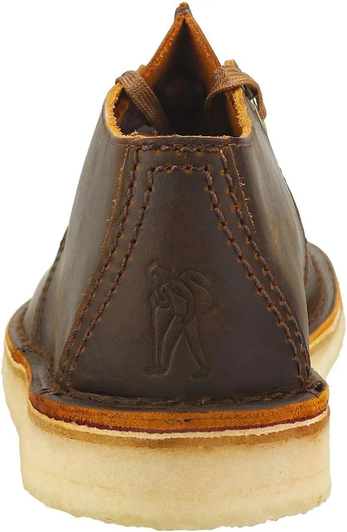 Clarks Originals Mens Desert Trek Leather Shoes