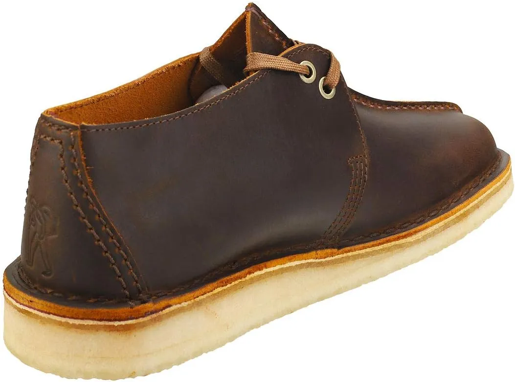 Clarks Originals Mens Desert Trek Leather Shoes