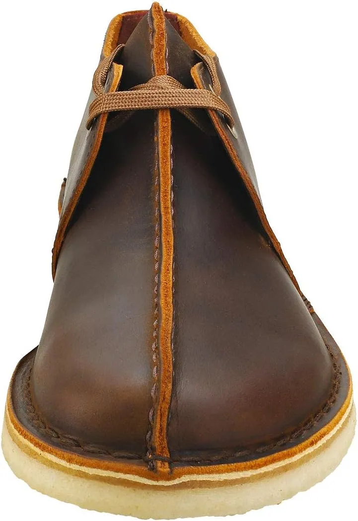 Clarks Originals Mens Desert Trek Leather Shoes