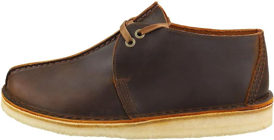 Clarks Originals Mens Desert Trek Leather Shoes