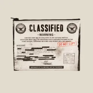 Classified Zipper Pouch