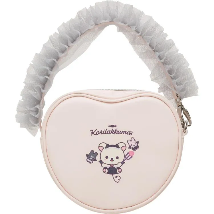 [Clearance]#[Rilakkuma] -Korilakkuma Little Devil Feeling - Heart Clear Pouch San-X Official Japan 2025