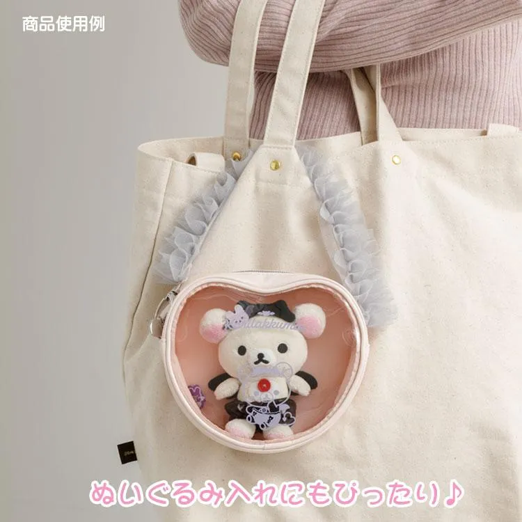 [Clearance]#[Rilakkuma] -Korilakkuma Little Devil Feeling - Heart Clear Pouch San-X Official Japan 2025