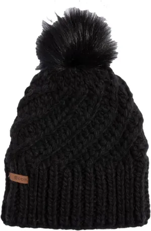 Coal Maizy Soft Knit Cuff Fur Pom Women's Beanie Hat