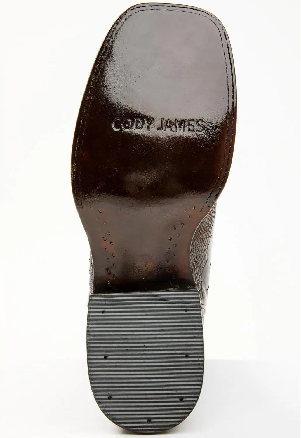 Cody James Men's Antique Cafe Ostrich Leg Exotic Western Boot Broad Square Toe - Bbme-206