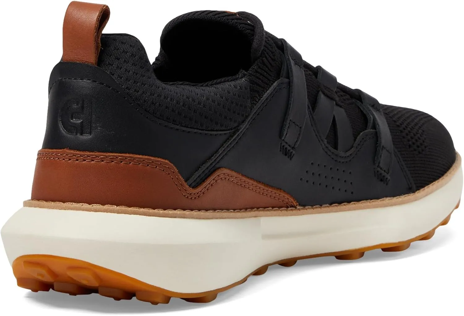 Cole Haan Men's Grand Motion Woven Stitch 2, Black/British Tan/Ivory, 10-M US