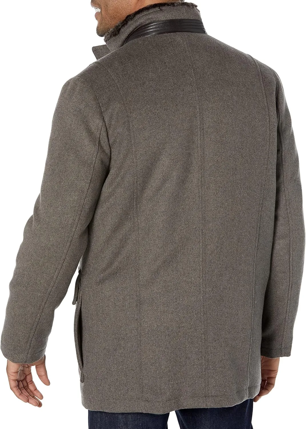 Cole Haan Men's Wool Car Coat