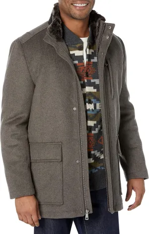 Cole Haan Men's Wool Car Coat