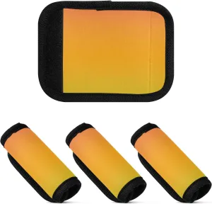 Colorful Gradient Luggage Handle Wraps for Suitcase Handle Covers Luggage Identifiers for Suitcases Unique Tags Luggage Accessories for Travel 4 Pack