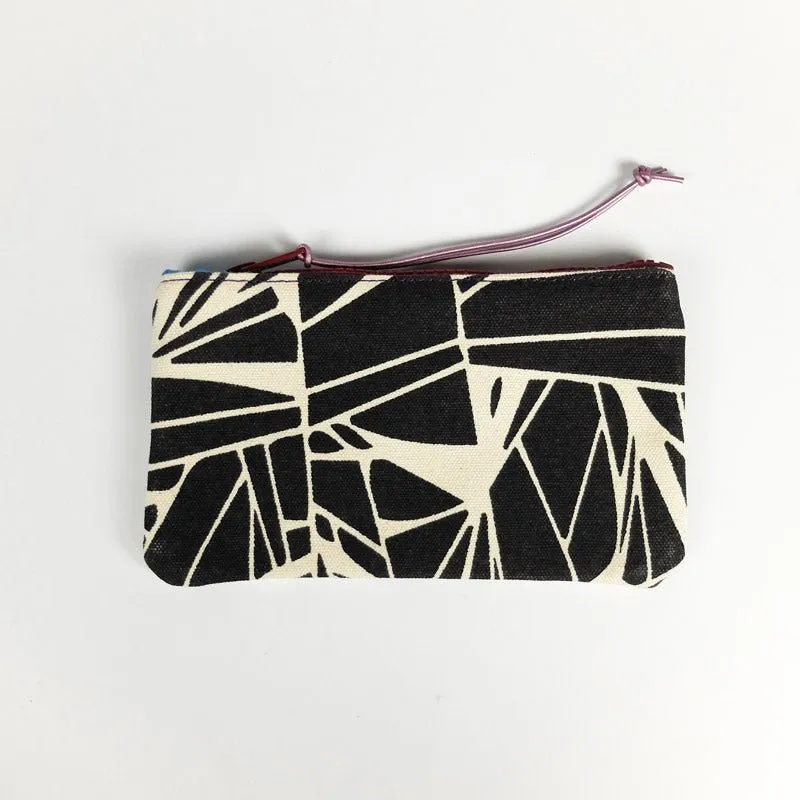 Cosmetic Bag Black Glitch