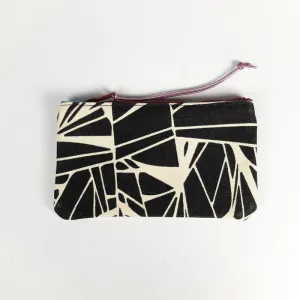 Cosmetic Bag Black Glitch