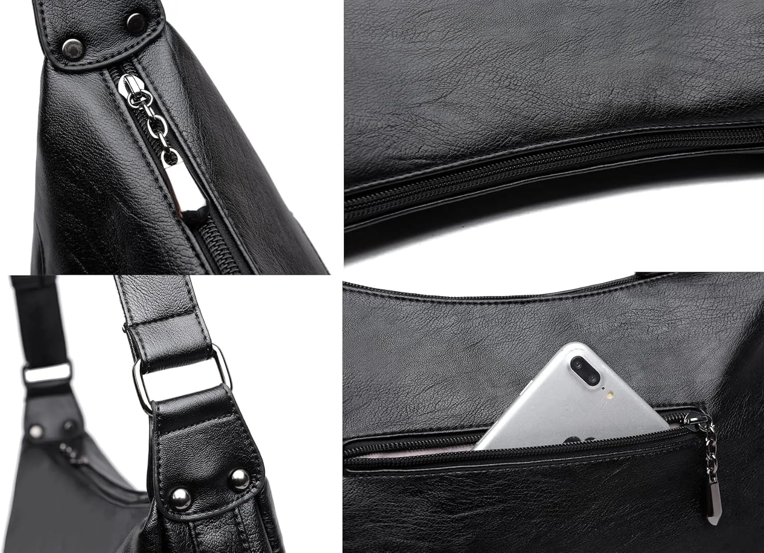 Covelin Women's Medium Retro Sling Shoulder Bag from, Soft Faux Leather Handbag