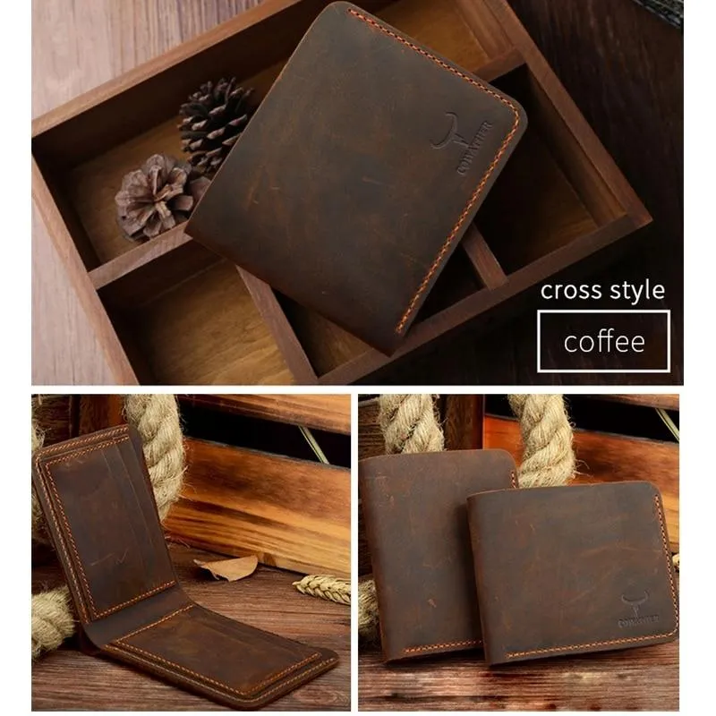 COWATHER™ Genuine Leather Vintage Wallet