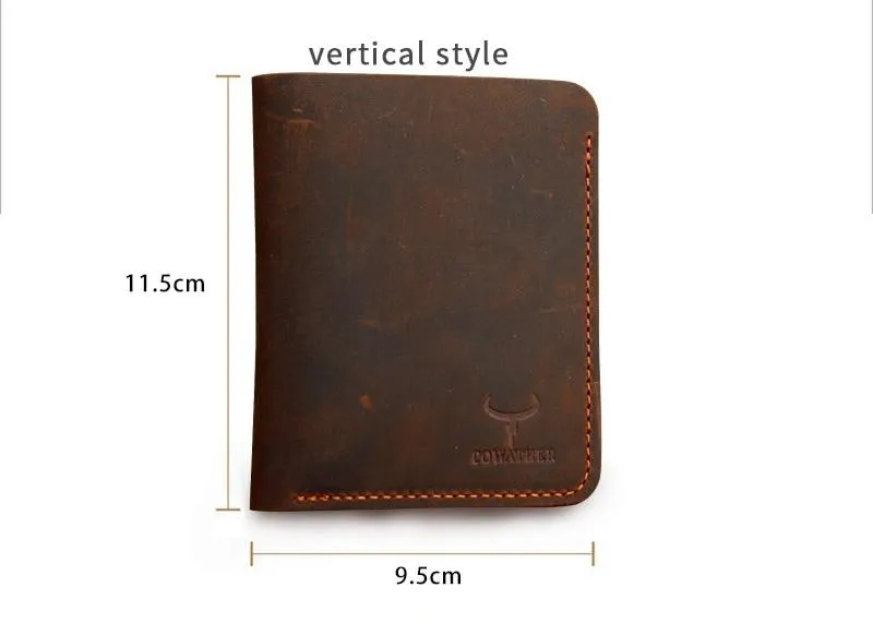 COWATHER™ Genuine Leather Vintage Wallet