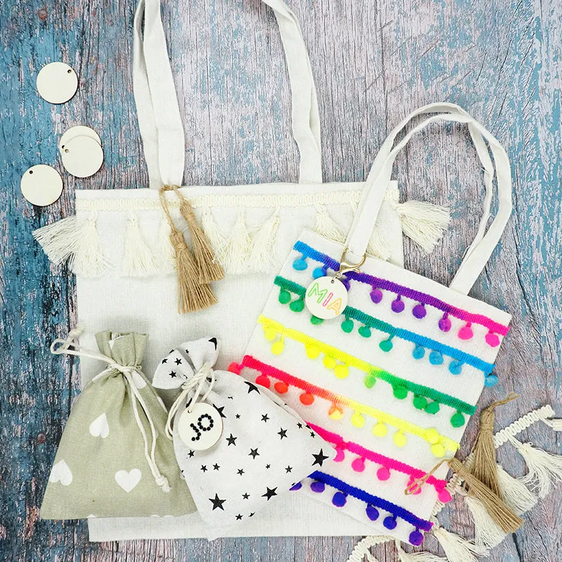CRAFT TOTE BAG 22X20.5CM 2PC