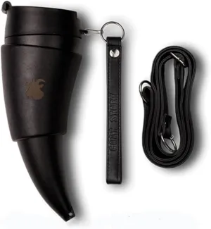 Creative Goat Horns Coffee Mug 230ml (12 Oz) - Leak Proof Stainless Steel Thermal Tumbler with Viking Design, Rope Handle & Lid - Unique Horn Shaped Travel Mug for Coffee Lovers Creating
