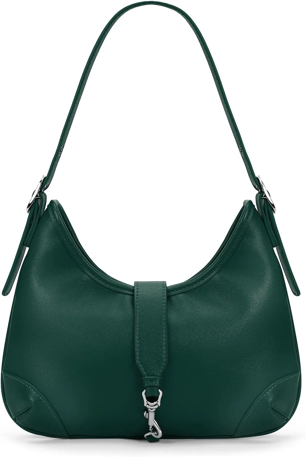 Crescent Shoulder Bag Purses For Women Half Moon Faux Leather Handbag Designer Underarm Hobo Bag Soft Travel