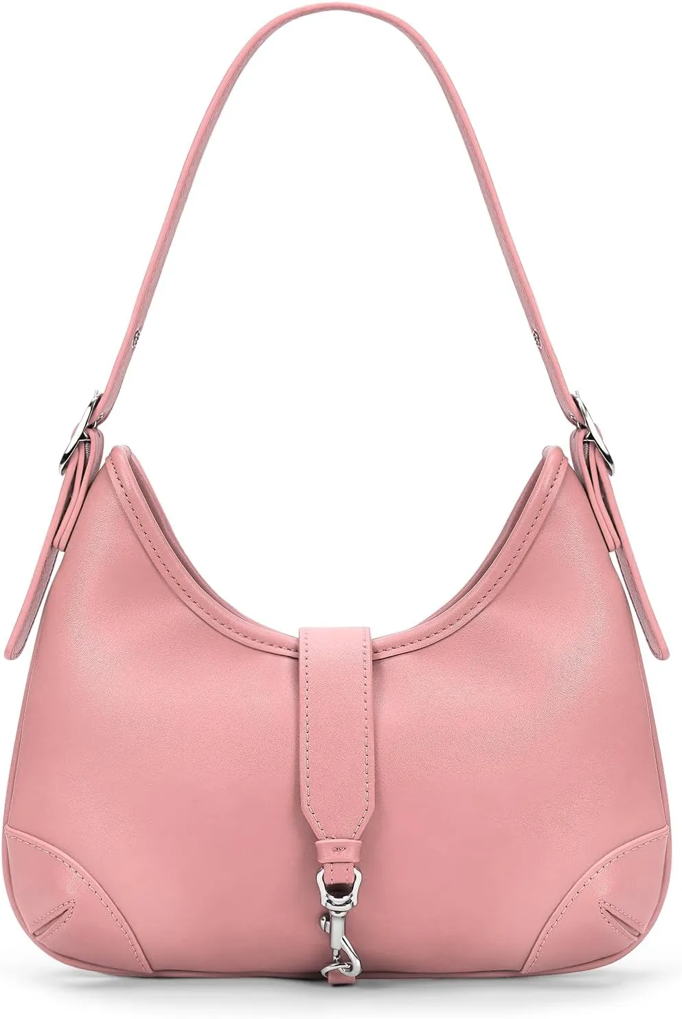 Crescent Shoulder Bag Purses For Women Half Moon Faux Leather Handbag Designer Underarm Hobo Bag Soft Travel