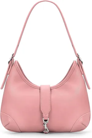 Crescent Shoulder Bag Purses For Women Half Moon Faux Leather Handbag Designer Underarm Hobo Bag Soft Travel
