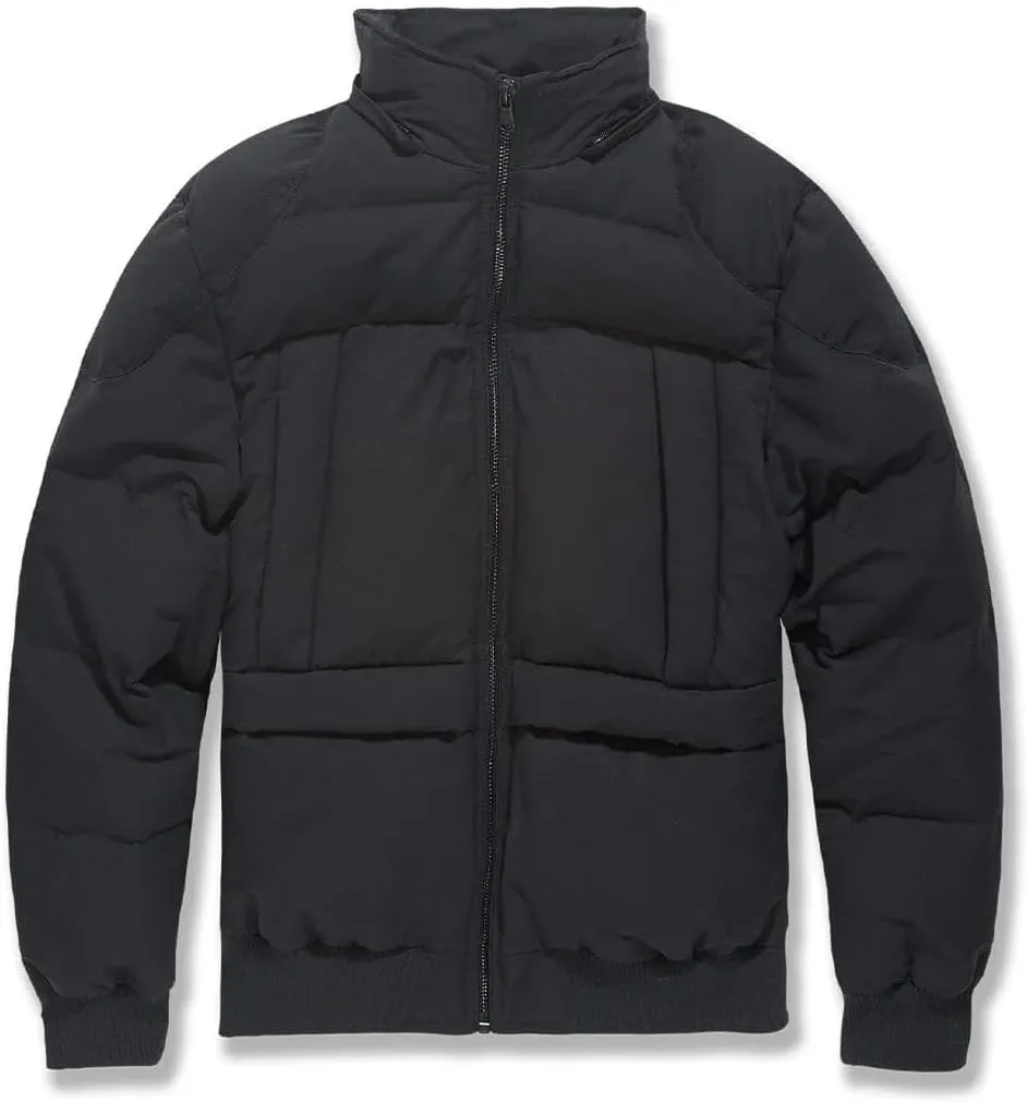 Cross Bay Bomber Jacket with Faux Fur Trim Hood, Quilted,
