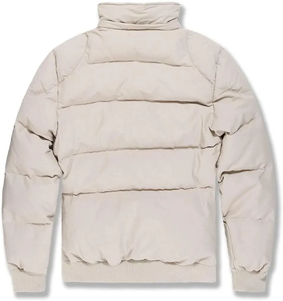 Cross Bay Bomber Jacket with Faux Fur Trim Hood, Quilted,