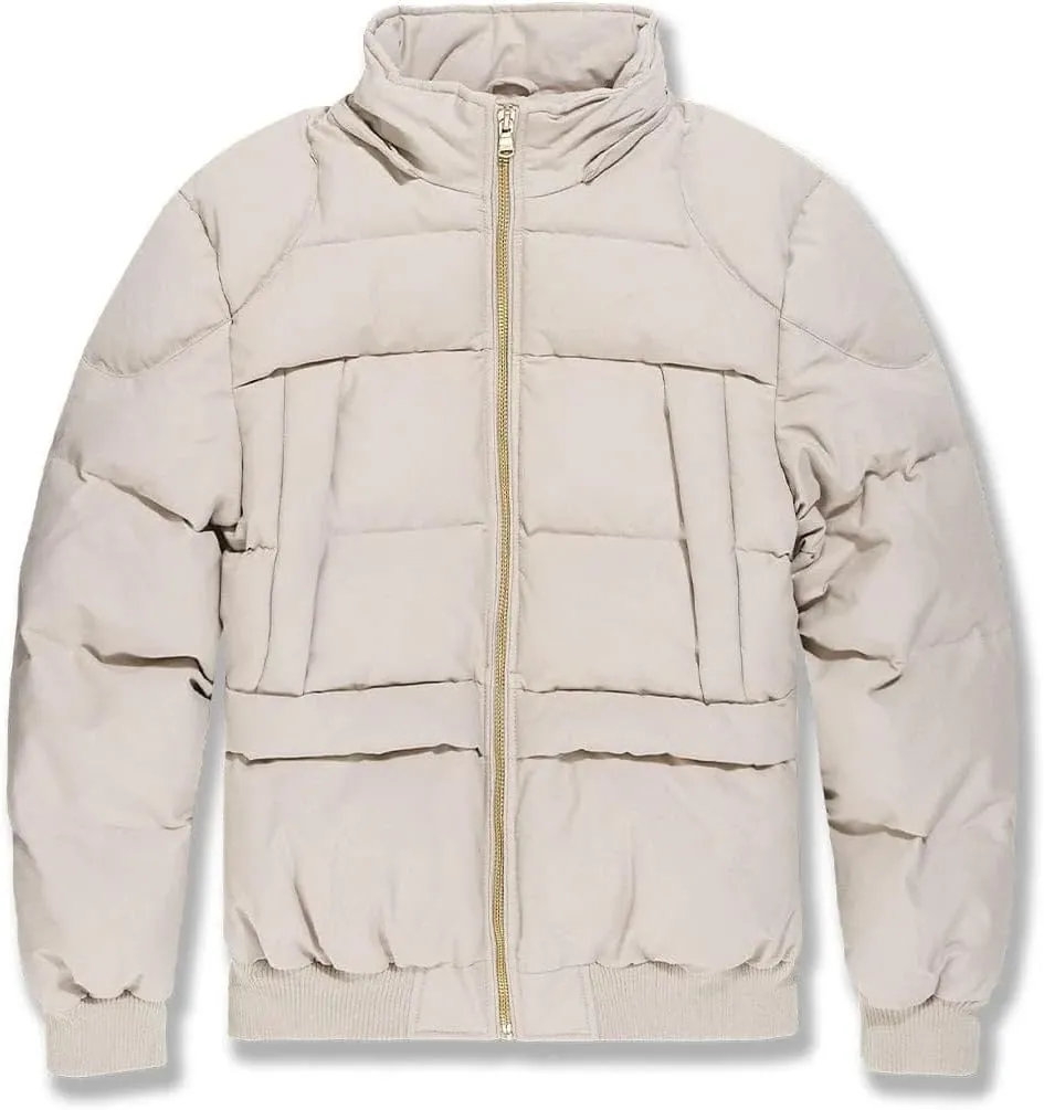 Cross Bay Bomber Jacket with Faux Fur Trim Hood, Quilted,