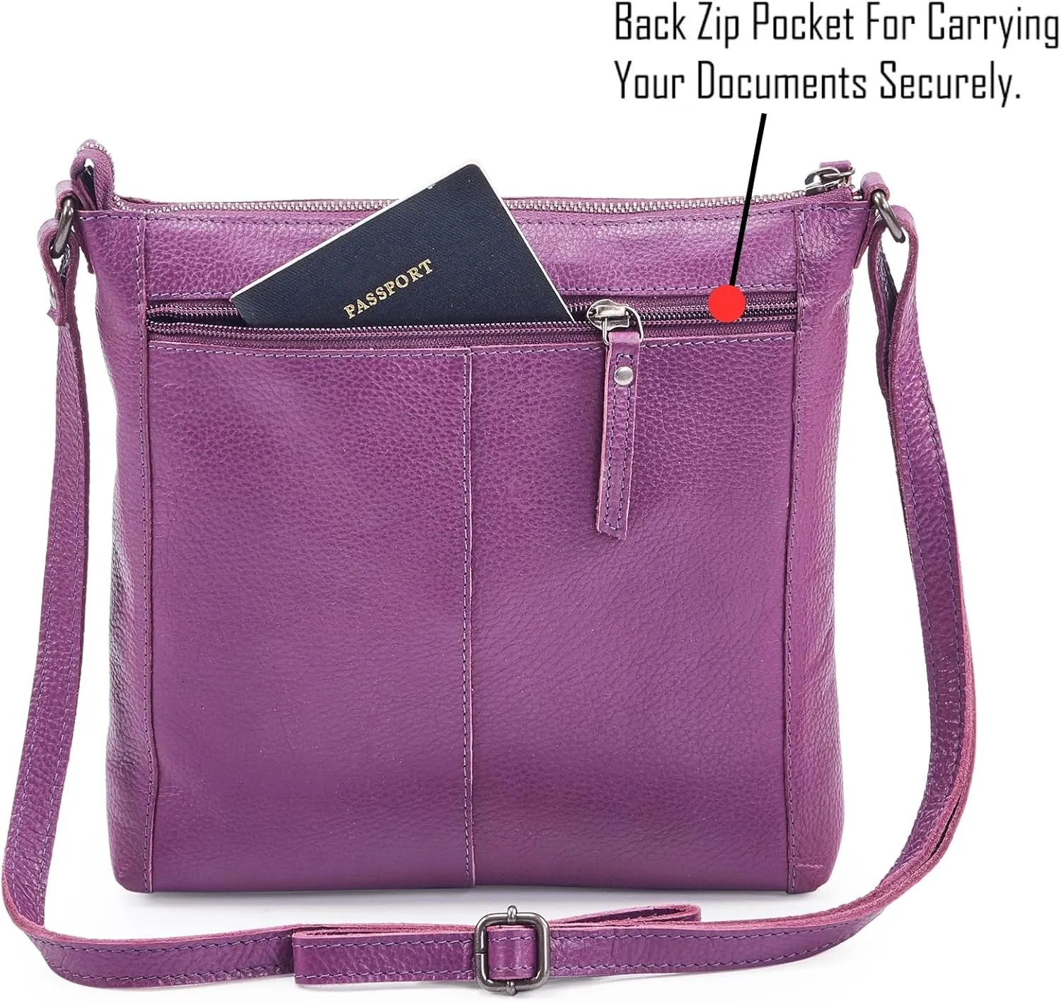 Crossbody Bag for Women Trendy Real Leather Purse Small Soft Pebbled Handbags Crossover Shoulder Pocketbook
