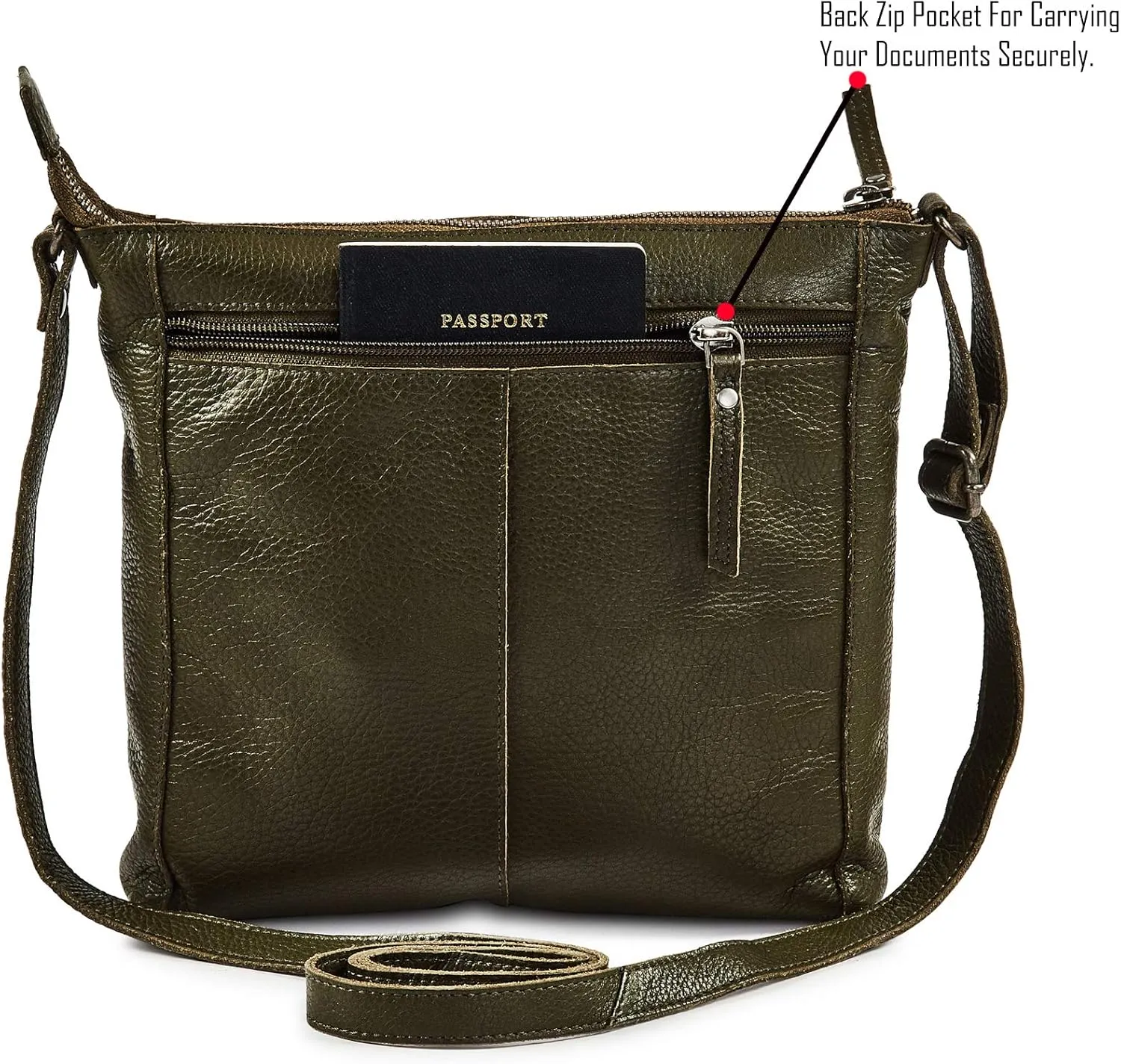 Crossbody Bag for Women Trendy Real Leather Purse Small Soft Pebbled Handbags Crossover Shoulder Pocketbook