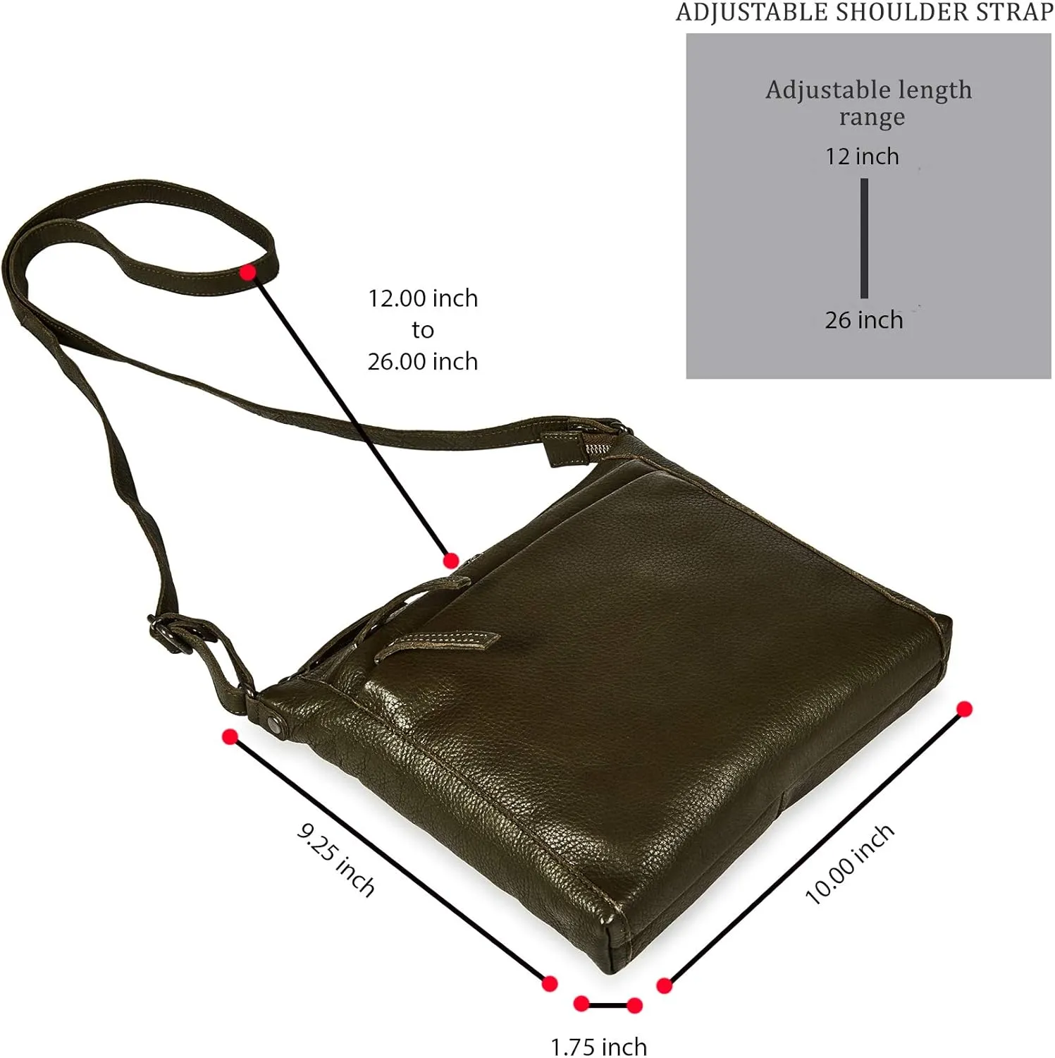 Crossbody Bag for Women Trendy Real Leather Purse Small Soft Pebbled Handbags Crossover Shoulder Pocketbook