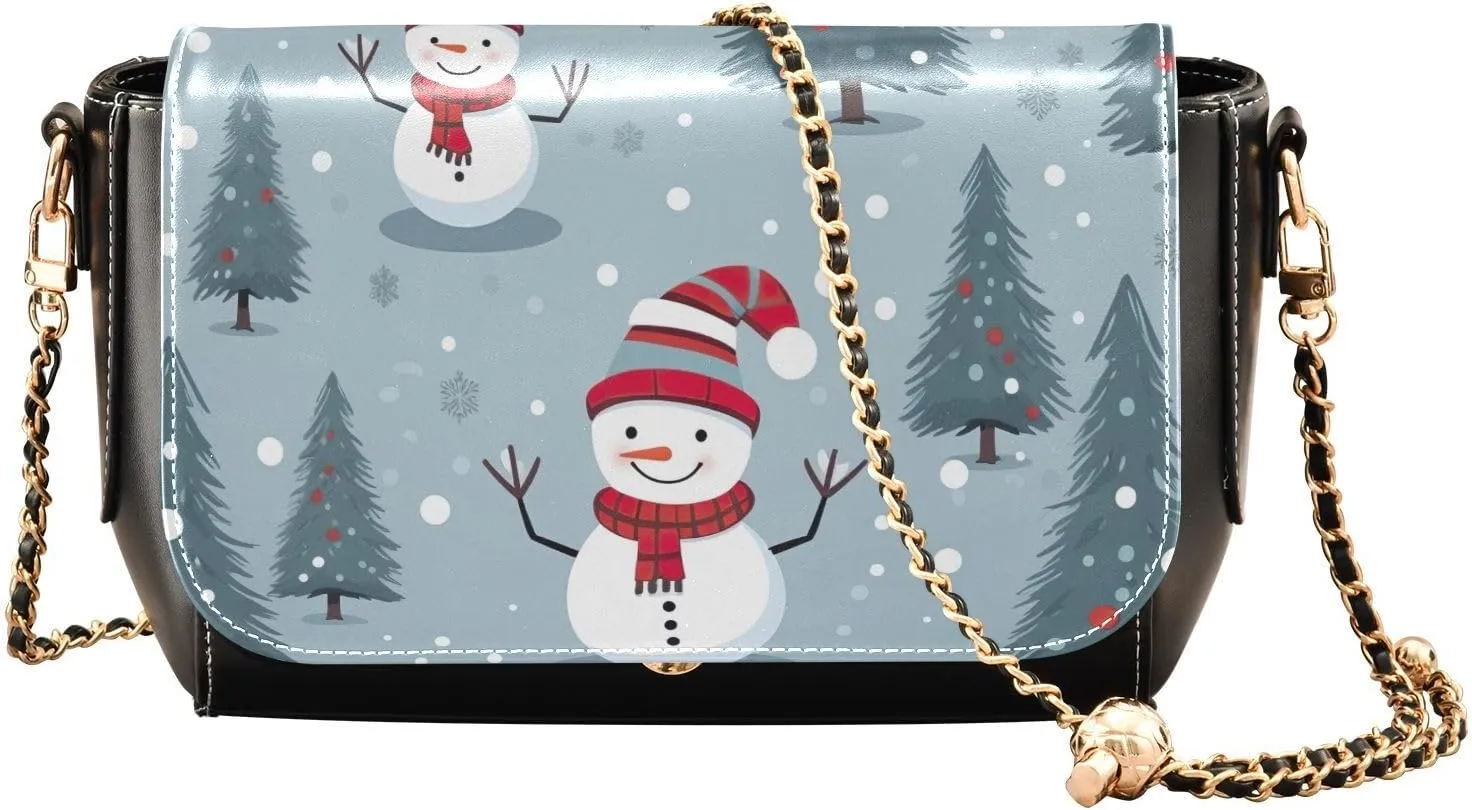 Crossbody Bags For Women Easter Eggs Bunny Rabbit PU Leather Purse Handbag 20847854