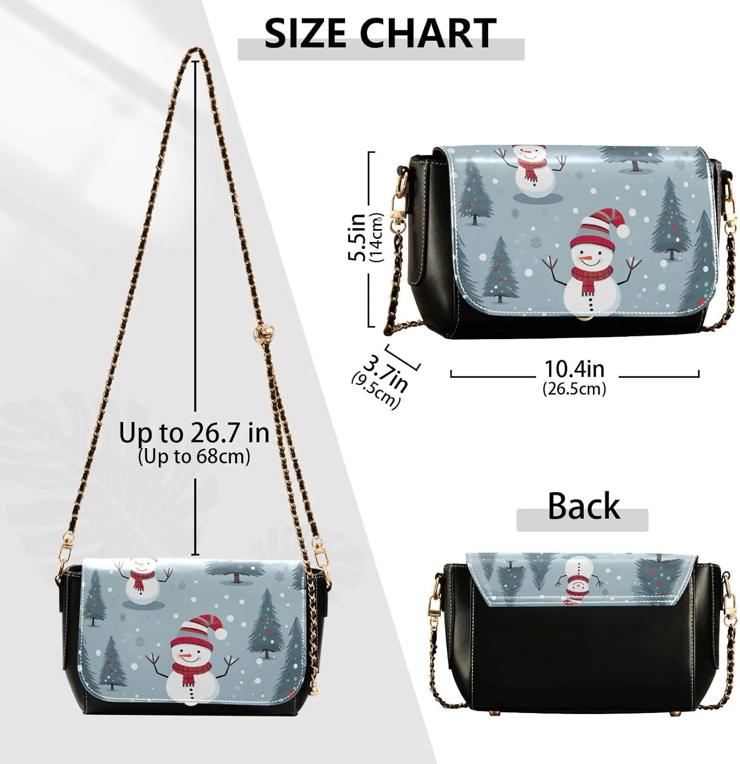 Crossbody Bags For Women Easter Eggs Bunny Rabbit PU Leather Purse Handbag 20847854