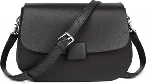 Crossbody Bags for Women, Genuine Leather Shoulder Bags with 2 Removable Adjustable Straps