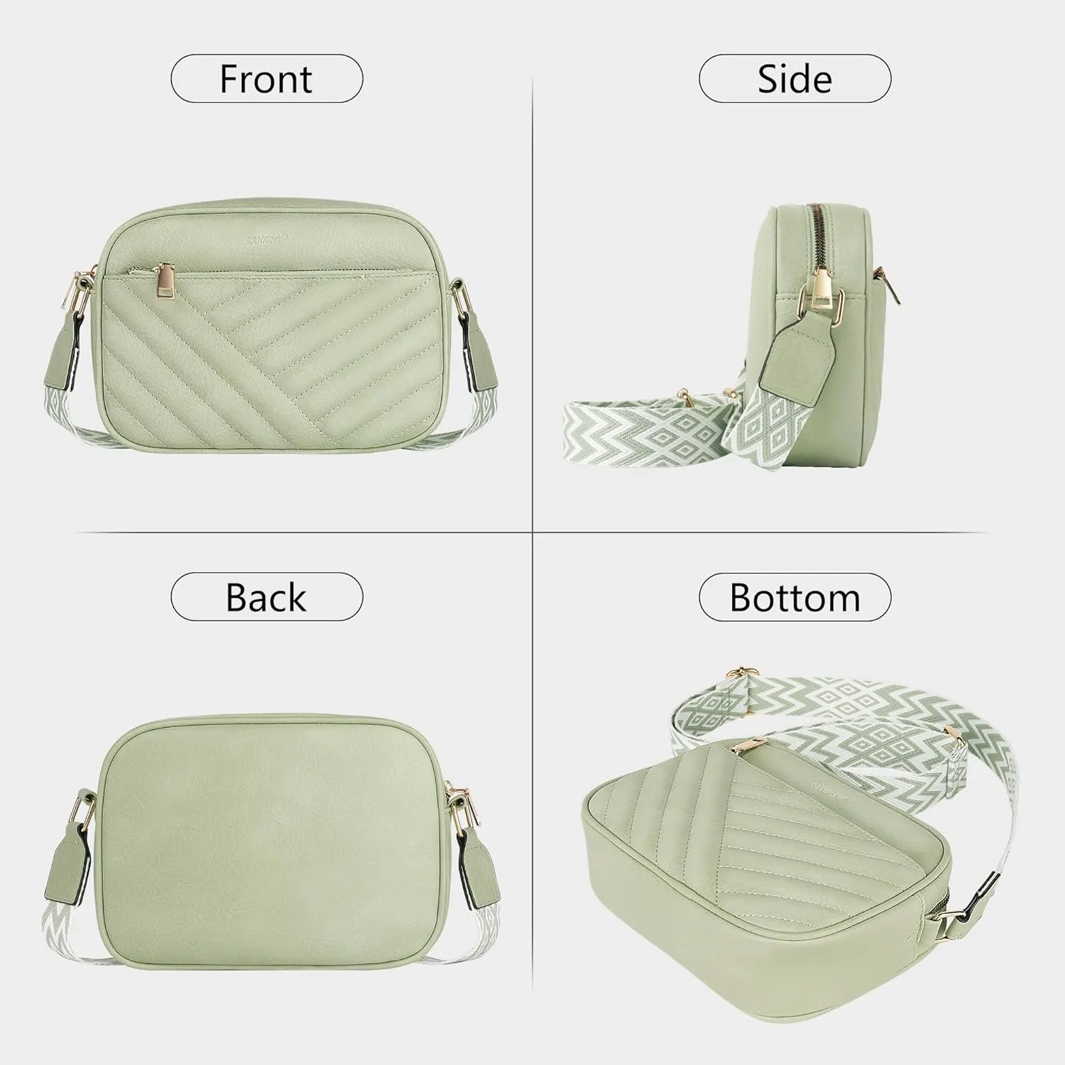 Crossbody Bags for Women Purses for Women Vegan Leather crossbody purse Handbags with Ajustable Strap
