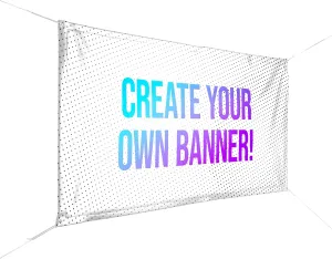 Custom Banner, Personalized Banner, 13oz Vinyl Full Color Printing, Indoor & Outdoor Sign for Events Retail Graduation Birthday