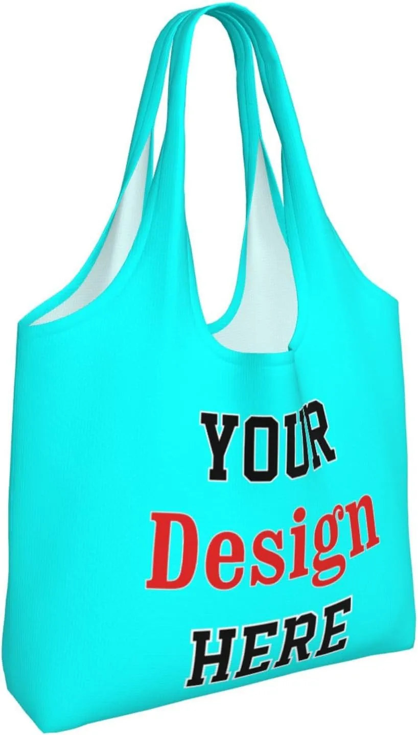 Custom Canvas Tote Bag Personalized Tote Bag For Women Men Custom Bags With Your Logo Image Text Name Customized Gifts