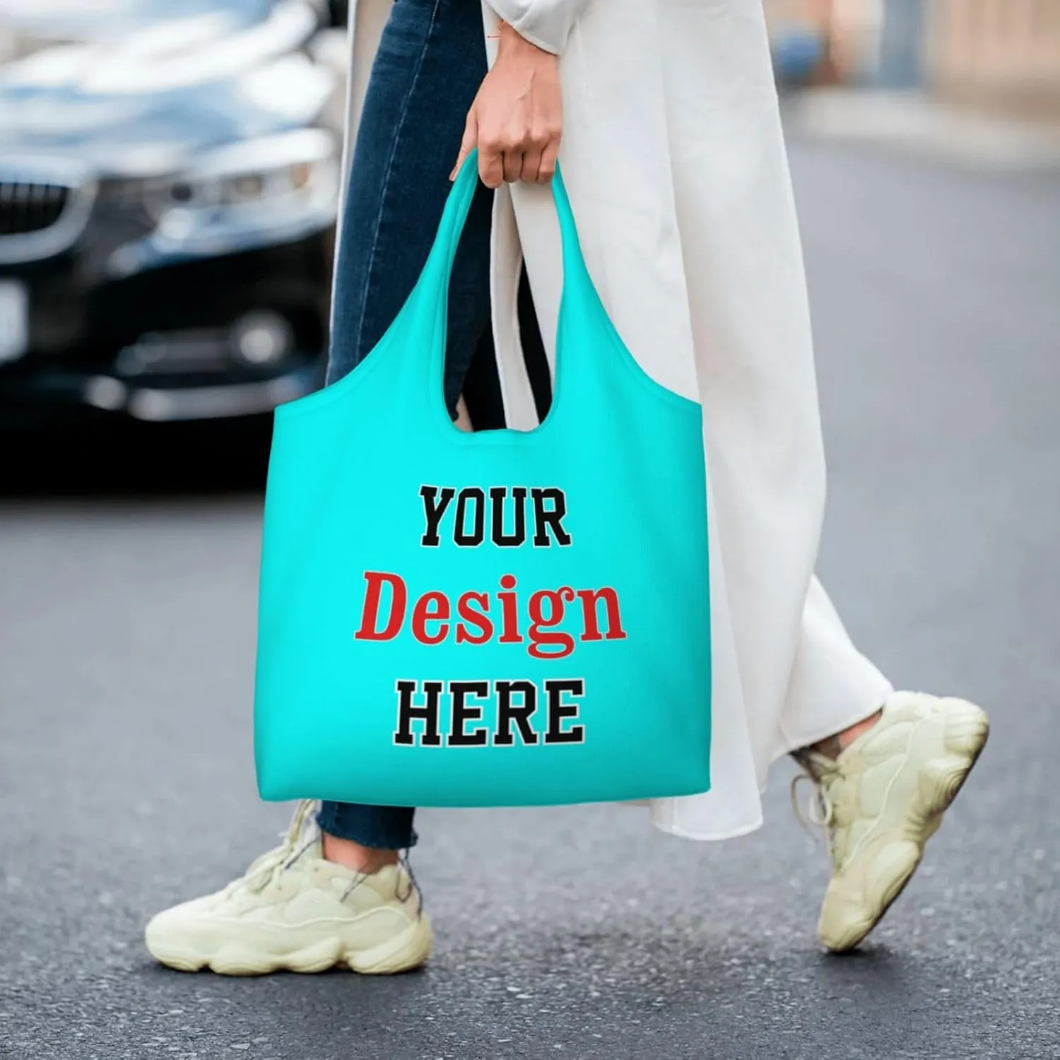 Custom Canvas Tote Bag Personalized Tote Bag For Women Men Custom Bags With Your Logo Image Text Name Customized Gifts