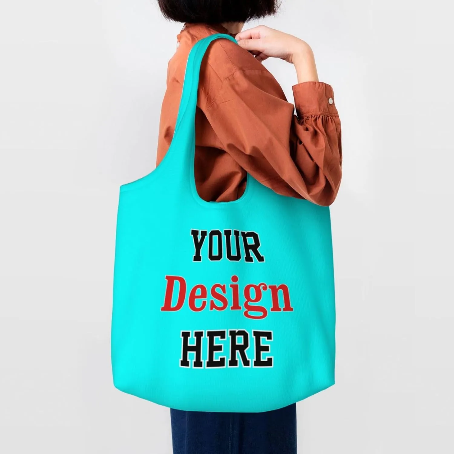 Custom Canvas Tote Bag Personalized Tote Bag For Women Men Custom Bags With Your Logo Image Text Name Customized Gifts